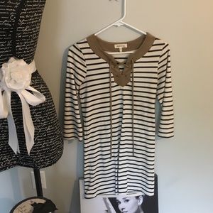 Monteau striped dress
